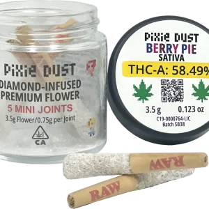 Pixie Pre-Roll 3.5gm Mini Joints - Berry Pie Sativa